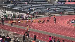 2019年 第2回 京都陸協記録会 男子100m5組