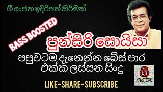 සුපිරි බේස් සව්න්ඩ් එක්ක පුන්සිරි සොයිසා / super bass enhanced music / punsiri soyisa live