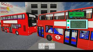 Roblox Driving from Wc To startford route 257 east london buses Roblox