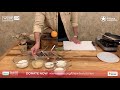 tarun sibal making a special milk and maple toast with peanut butter ice cream