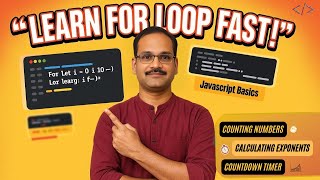 JS 14: Master JavaScript For Loop with Numbers 🔥 Must-Know for Beginners!