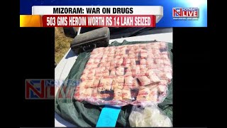 Heroin worth Rs 14 Lakh seized in Mizoram, 3 peddlers nabbed