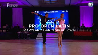 PRO OPEN LATIN ~ MARYLAND DANCESPORT 2024