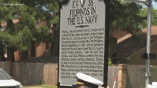 New historical marker in Virginia Beach honors Filipinos who served in the U.S. Navy