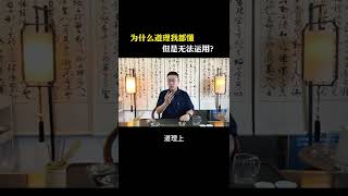 为什么道理我都懂，但是无法运用？