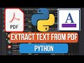 How to Extract Text from PDF in Python | PDF Text Extraction Tutorial