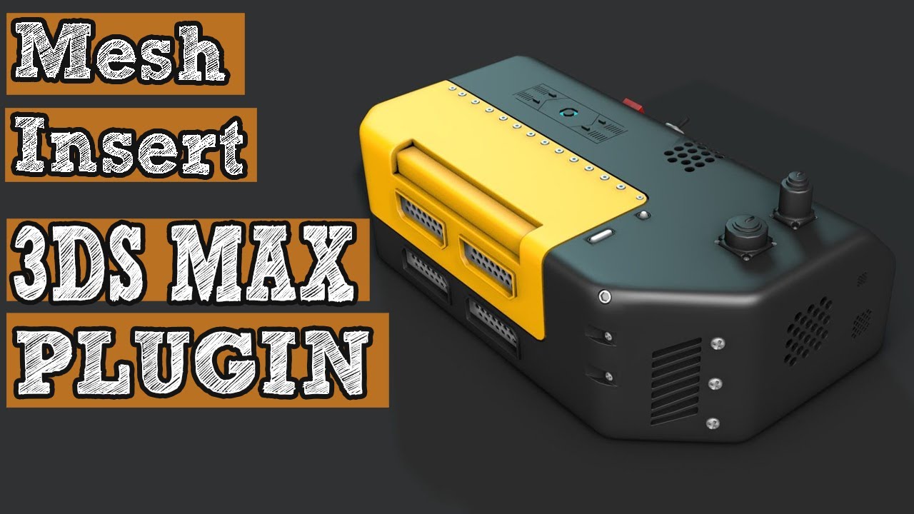 3Ds Max Modeling Plugins_Mesh Insert - YouTube