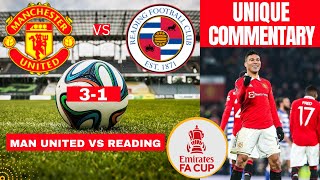Manchester United vs Reading 3-1 Live Stream FA Cup Football Match Commentary Score Man U Highlights