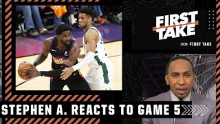 Stephen A. reacts to the Suns’ Game 5 loss: The series is over! | First Take