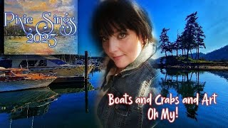 Boats and Crabs and Art, oh my!