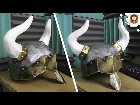 How to make a Helmet out of Cardboard - (Viking - Cosplay) How to make a Helmet out of Cardboard - (Viking - Cosplay)