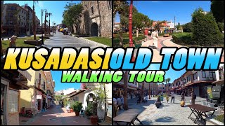 Kuşadası OLD TOWN Walking Tour - Kusadasi - Turkey (4k)