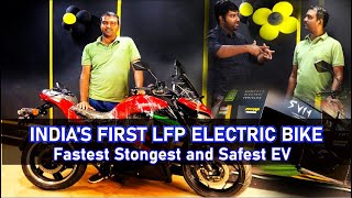 LFP Based Fastest Electric Bike - Made in TamilNadu | SVM Motors - Prana EV Chennai Showroom Part1