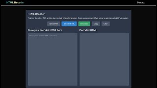 How to Use HTML Decoder | Convert HTML Entities to Text | https://htmldecode.in/