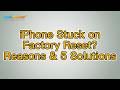 How to Fix iPhone Stuck on Factory Reset? [5 Solutions]