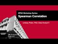 SPSS Workshop Series: Spearman Correlation