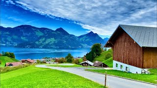 4K - SWISS - Sassi Kreuz One of The Most Beautiful Village in Switzerland