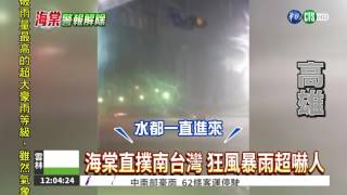 強風暴雨掃倒路樹 \