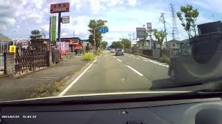 大阪府羽曳野市古市駅～国道170号線～しまむら富田林店　2021.7.22