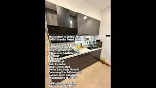 🔥Nusa Sentral @ Spring Grove 3 Storey Superlink Corner 48x75 Luxury Renovated Furnished G\u0026G