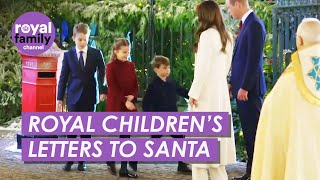 Will & Kate With Royal Children at Carol Serice in Westminster Abbey