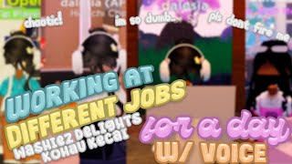 Working At Different Jobs For A Day PT. 4 w/ Voice | ROBLOX