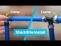 How to Install SharkBite PEX Crimp and Clamp Fittings