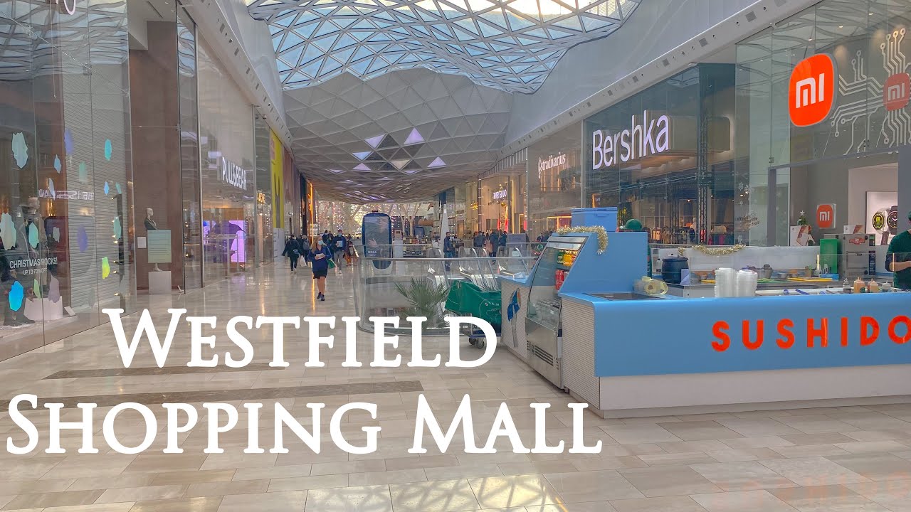 Walking Inside Westfield Shopping Centre White City London - YouTube