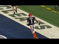 40 yard td chase spins out of trouble for 40 yard catch and run