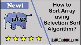 How to Sort Array using Selection Sort Algorithm in PHP