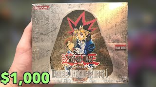 Opening The FIRST Yugioh Reprint Set! (Dark Beginning 1)