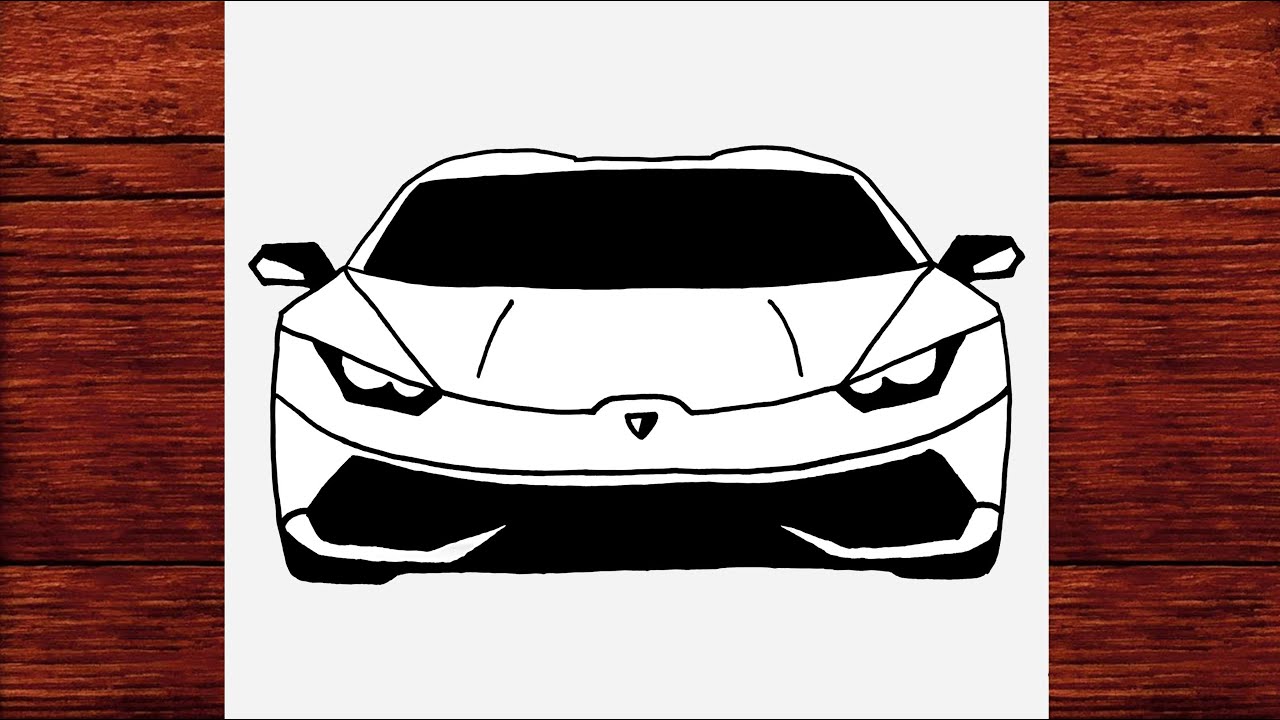 How To Draw A Lamborghini Huracan | Step By Step | Lamborghini Spor ...