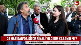 23 HAZİRAN’DA SİZCE BİNALİ YILDIRIM KAZANIR MI YÜZDE KAÇ OY ALIR?