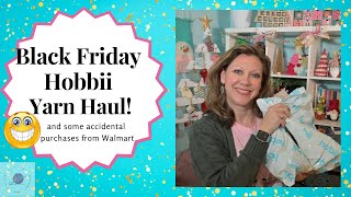 😊🎆Black Friday Hobbii Yarn Haul! 🎆😊 #crochet #amigurumi #crochetchristmas