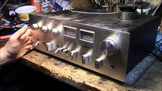 Sanyo DCA 611 Integrated Amplifier Repairs & testing (Ep. 4)