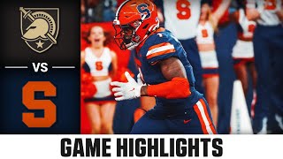 Army vs. Syracuse Game Highlights | 2023 ACC Football