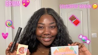 GRWM | ColourPop CandyLand  review and watch me create a look🍭💖🍫