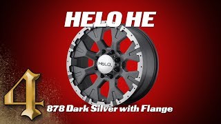 HELO HE878 Dark Silver Wheels