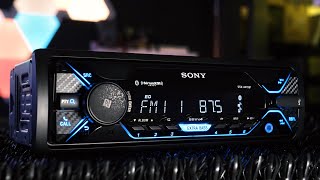 Sony DSX-A415BT Single DIN Digital Media Receiver- Under $100