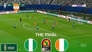Nigeria vs Ivory Coast Full Match Streaming | Africa Cup Of Nations 2024 | Pes 21 Gameplay