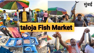 Taloja Fish Market 2024 || navi mumbai taloja fish market || #fishmarket