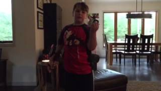 Playmation sparing with Logan