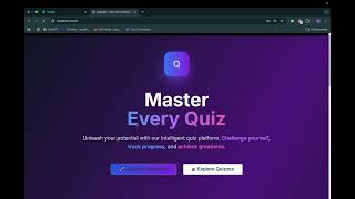 Quiz Application | microservices java spring boot | Nextjs