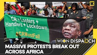 Protesters demand South African President Ramaphosa to step down | WION Dispatch