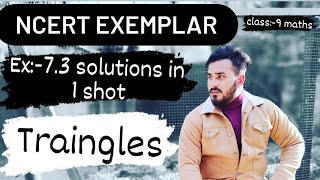 Triangles Ch:-7 Ex:-7.3| Class 9th maths NCERT EXEMPLAR Solutions|#traingles | #ncert #cbse