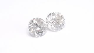 Two Round Cut Loose Diamonds 1.66 CT Matching Set Pair Wholesale Price 51063