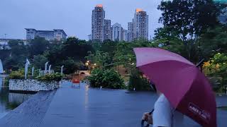 Quay Lake in Sunway South, Malaysia.