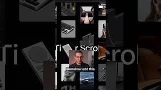 creating an infinite scrolling effect for a @framer portfolio website in 60 seconds.