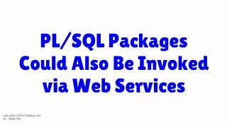 Oracle and Web Services