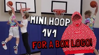 MINI HOOP 1V1 FOR SUPREME BOX LOGO!!